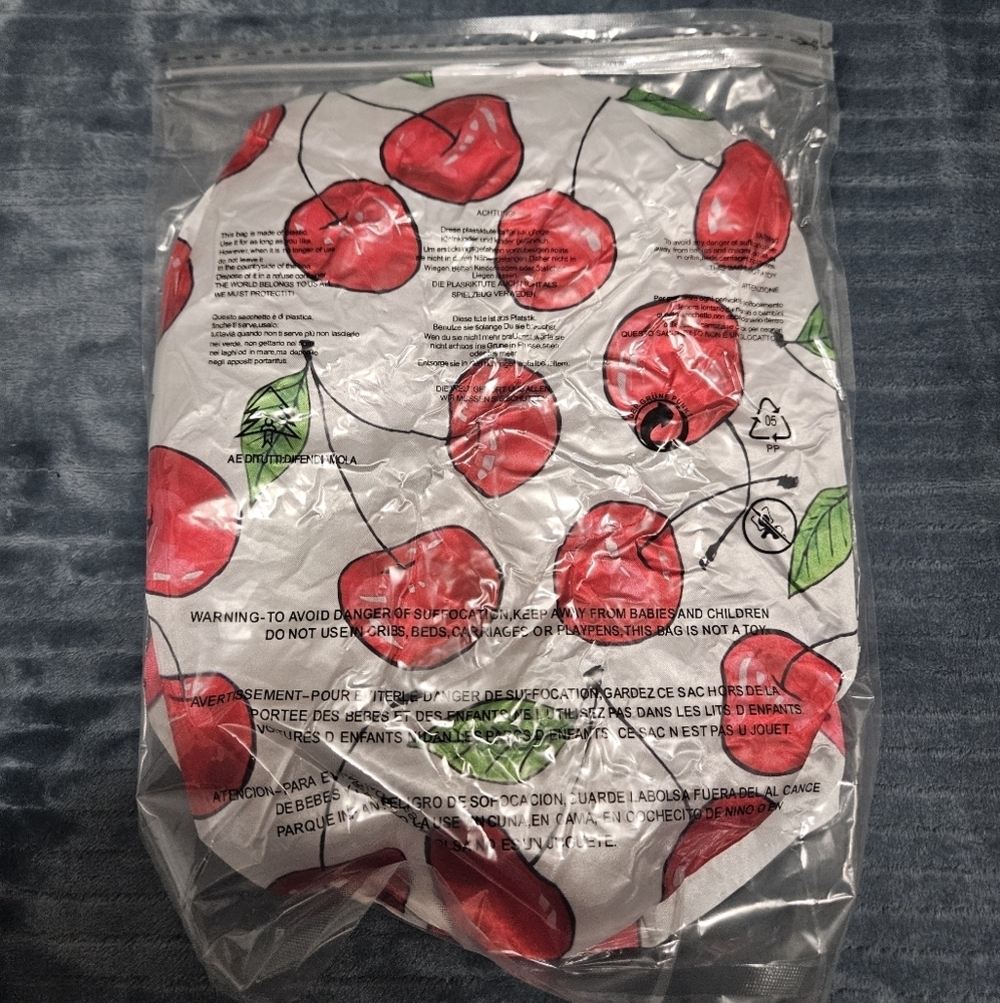 Strawberry/cherry 2 Pack Shower Caps! - Picture 2 of 3